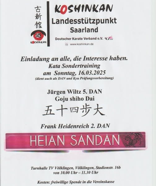 Sondertraining 16.03.2025